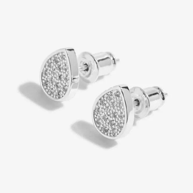 Beautifully Boxed A Little Amazing Auntie Silver Box Earrings 5300