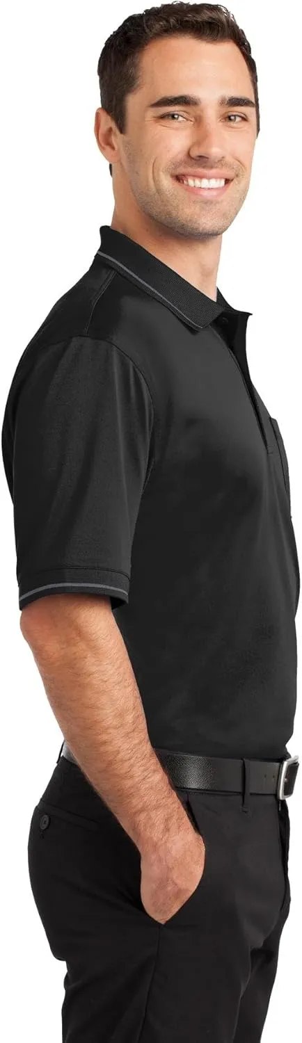 CornerStone Unisex Select Snag-Proof Tipped Pocket Polo | Casual Work Shirt for Men & Women, Lightweight Collared Top