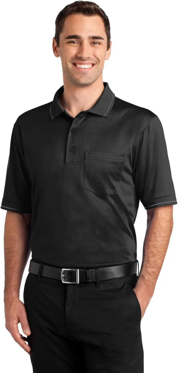 CornerStone Unisex Select Snag-Proof Tipped Pocket Polo | Casual Work Shirt for Men & Women, Lightweight Collared Top