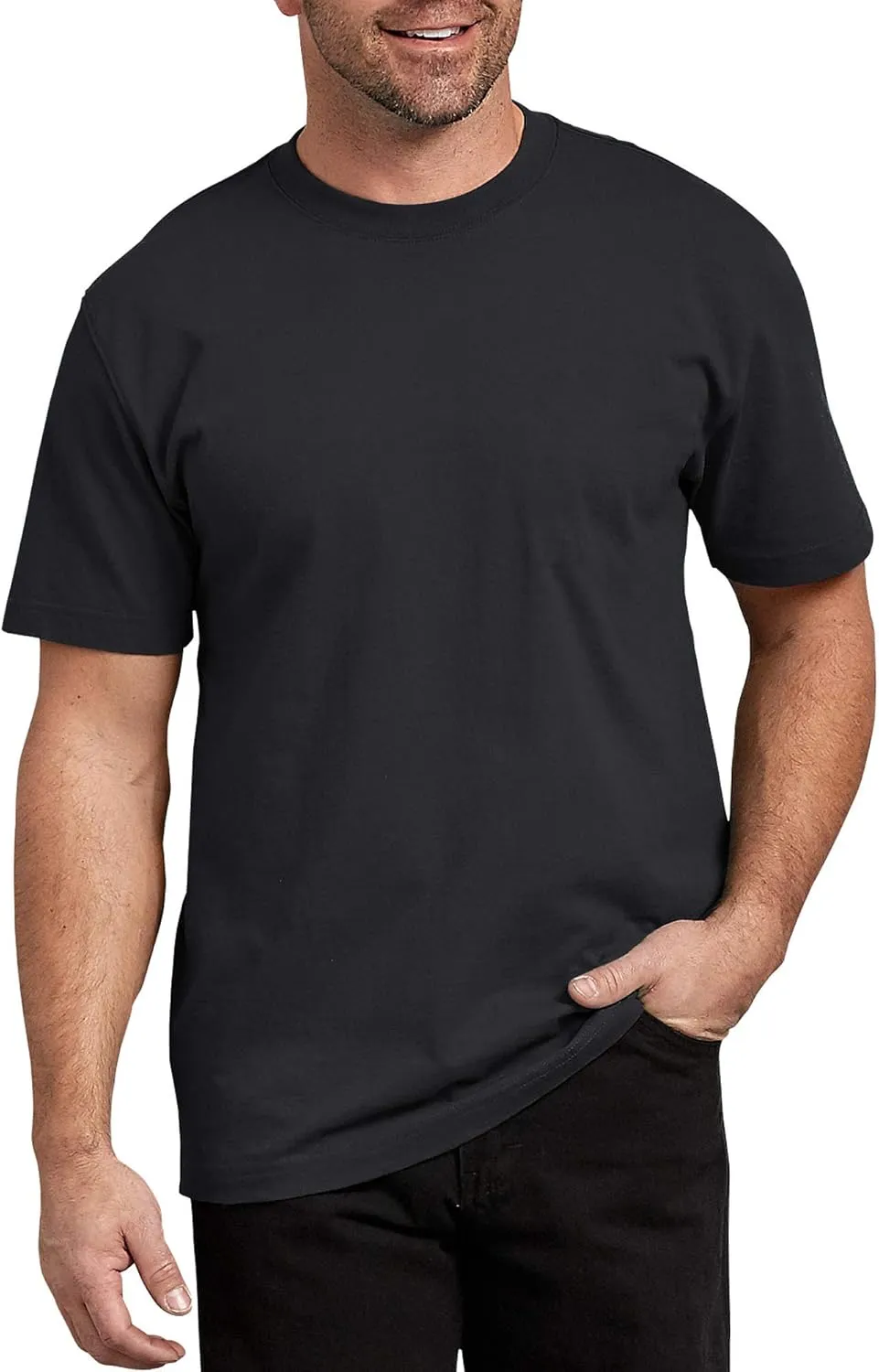 Dickies Men's Short Sleeve Heavyweight Crew Neck