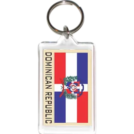 Dominican Republic Acrylic Key Holders