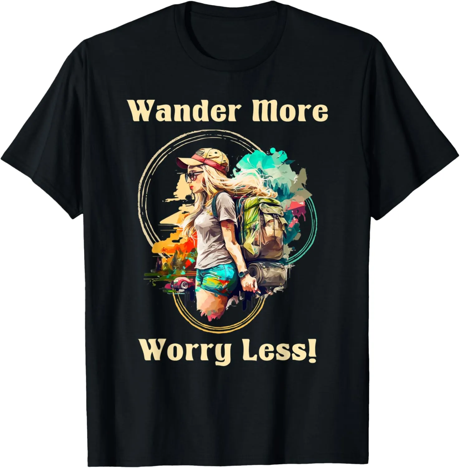 Female Travel Blogger Tee, Wanderlust Solo Travel, Adventure T-Shirt