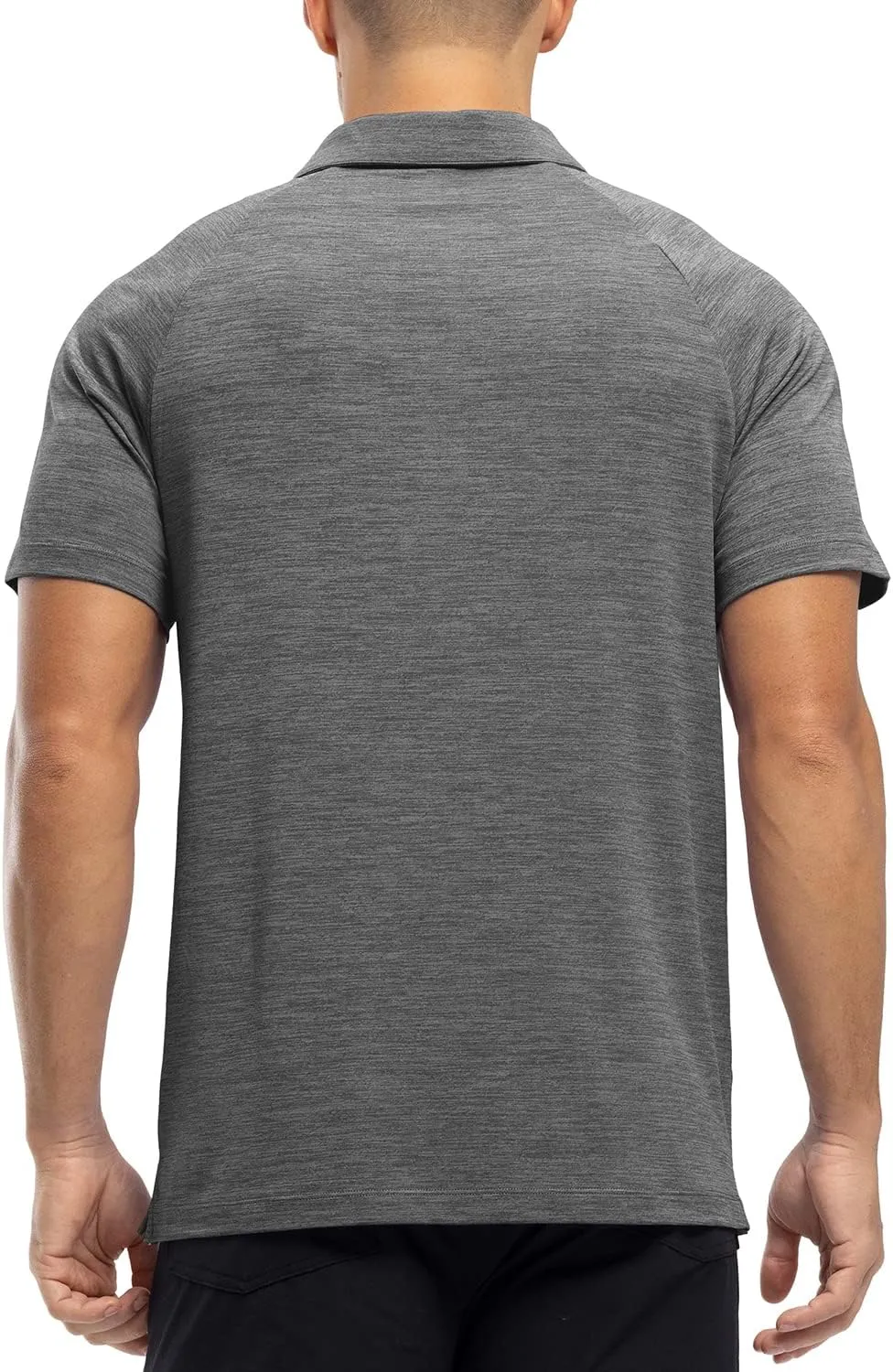 Gopune Men's Polo Shirts Short Sleeve Dry Fit Casual Sports Golf Collared Shirts with Pocket