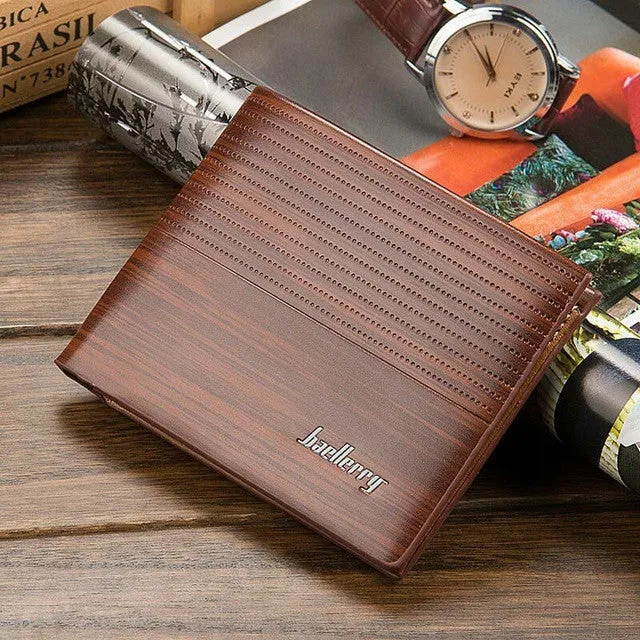 Men Wallet  Leather Vintage Purses High Quality Money Bag Credit Card holders New Dollar Bill Wallet wholesale price !