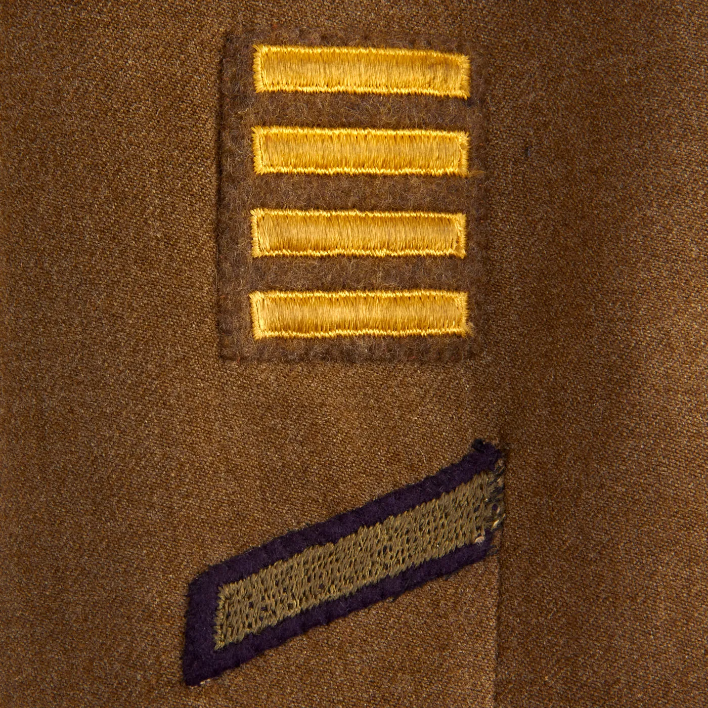 Original U.S. WWII 99th Infantry Battalion / 474th Infantry Regiment Ike Jacket Dated 1944 - Size 42R