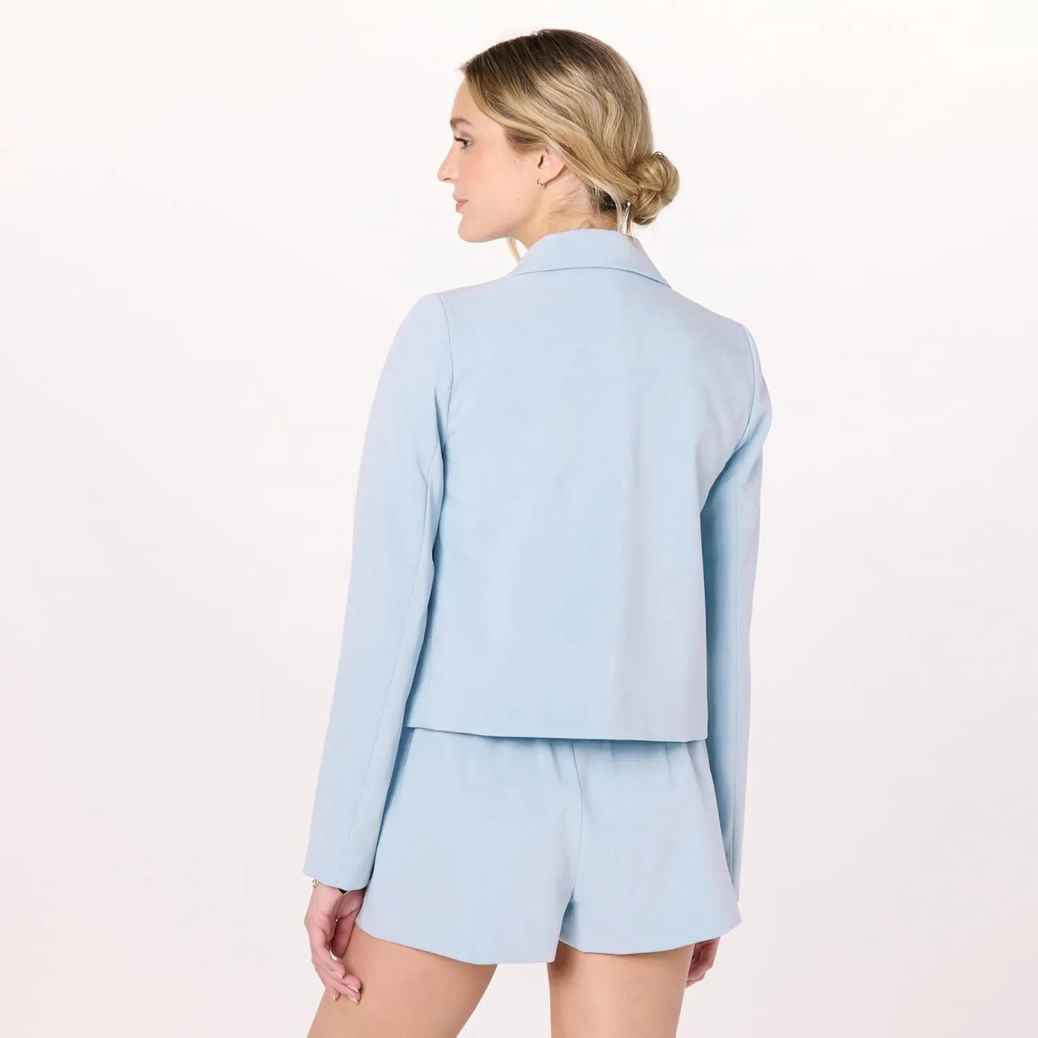 The Drop Women's Myra Suiting Jacket with Flap Pockets