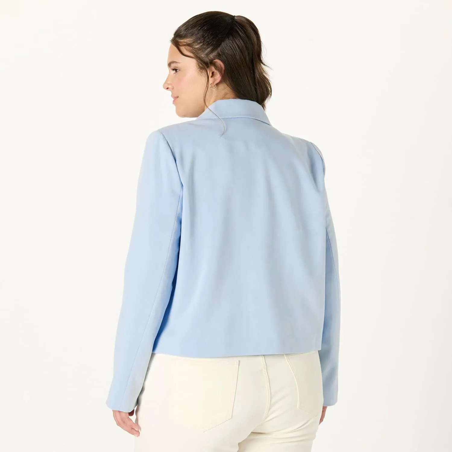 The Drop Women's Myra Suiting Jacket with Flap Pockets