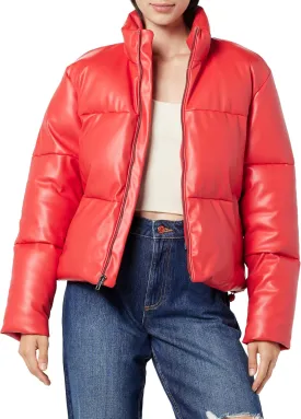 The Drop Women's Priscilla Vegan Leather Puffer