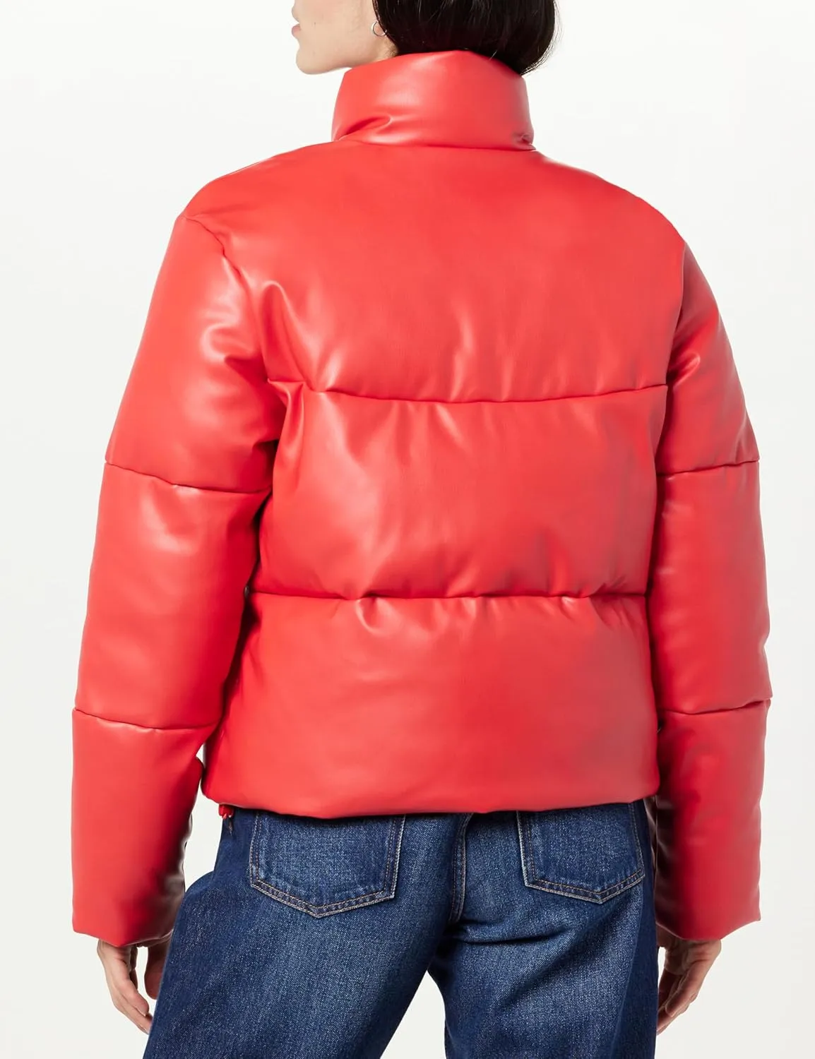 The Drop Women's Priscilla Vegan Leather Puffer
