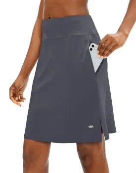 Viodia Women's 20" Knee Length Skorts Skirts UPF50  Athletic Tennis Golf Skirt for Women Casual Summer Skirts
