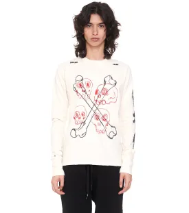 women's multi skull shirt