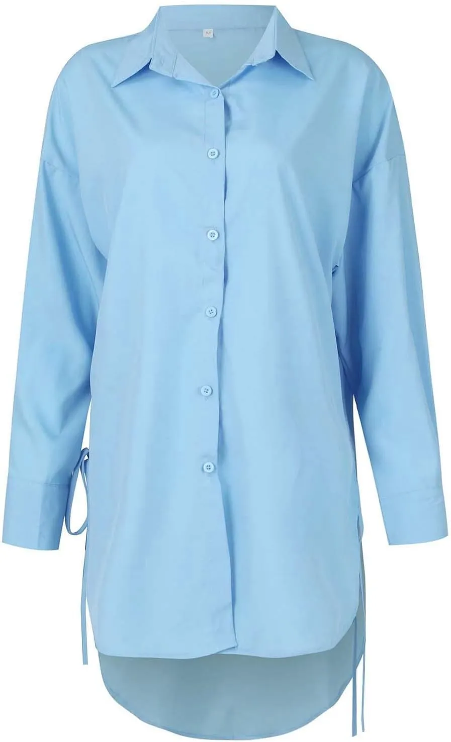 Women's Oversized Long Sleeve Button Down Shirt Trendy Casual Blouse for Women Perfect for Business or Country Outfits