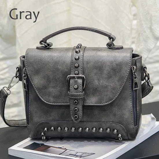 ZMQN Women Messenger Bags 2017 Vintage Bag Ladies Famous Brand Crossbody Bag For Women Rivet Small Handbags High Quality A522