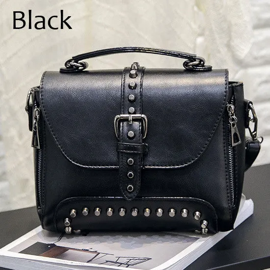 ZMQN Women Messenger Bags 2017 Vintage Bag Ladies Famous Brand Crossbody Bag For Women Rivet Small Handbags High Quality A522